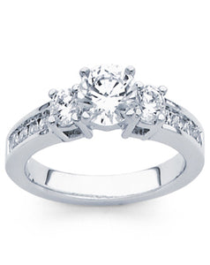 14 Karat Gold Diamond Bridal Engagement Ring