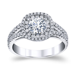 14 Karat Gold Diamond Engagement Ring